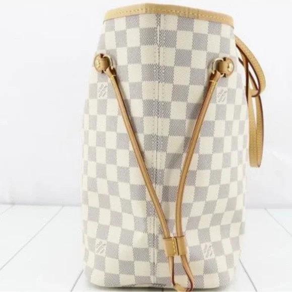 Louis Vuitton Neverfull MM Damier Azur Tote - Picture 2 of 11